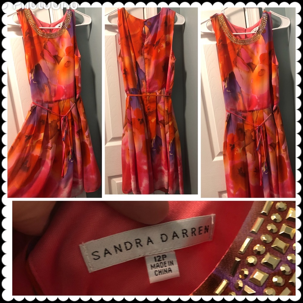 Gorgeous woman’s party/wedding guest knee length dress